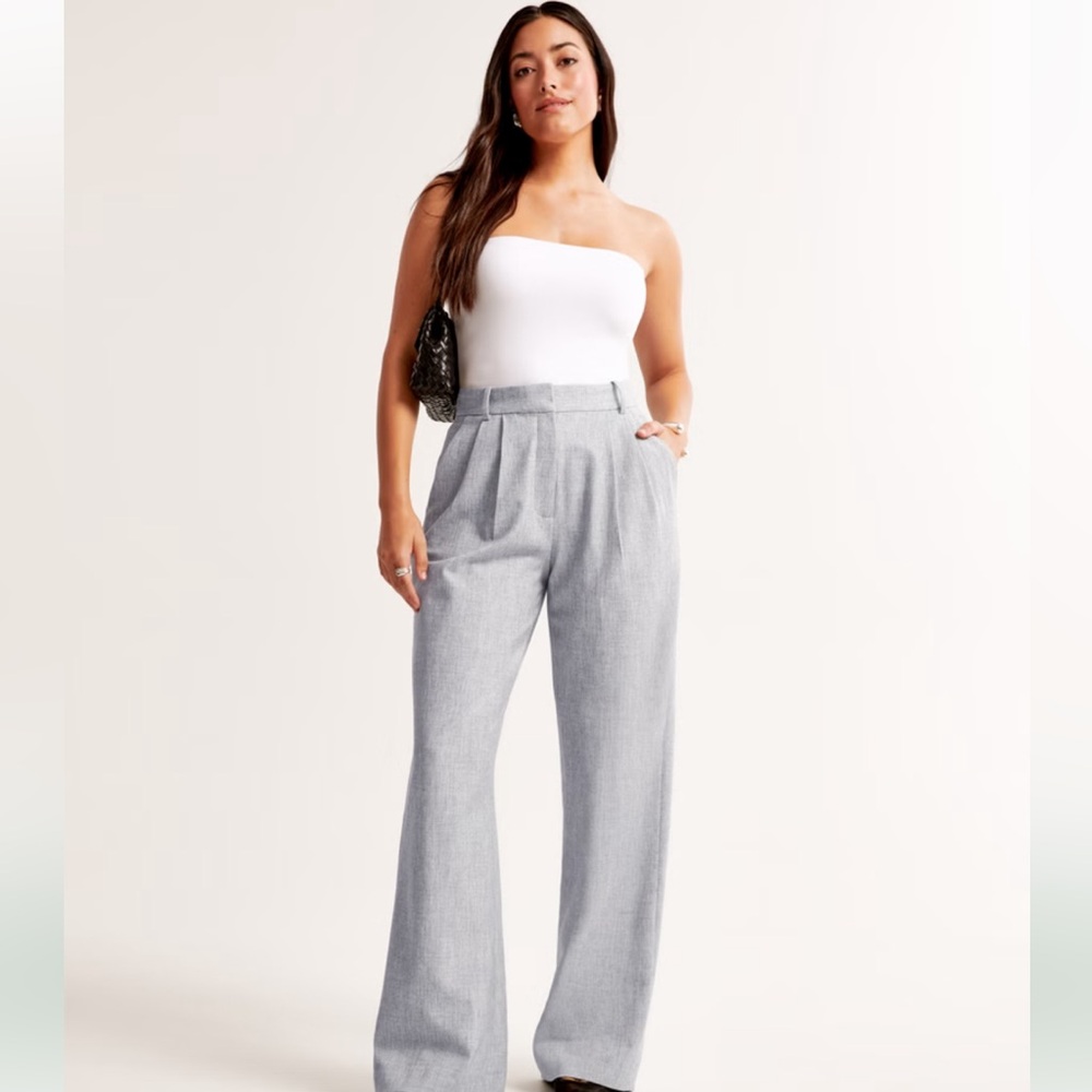 Curve love Abercrombie wide leg Sloane pants